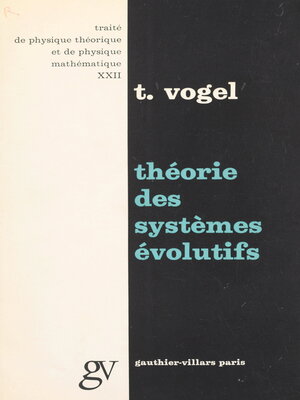 cover image of Théorie des systèmes évolutifs